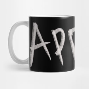 Hand Drawn April Month Mug